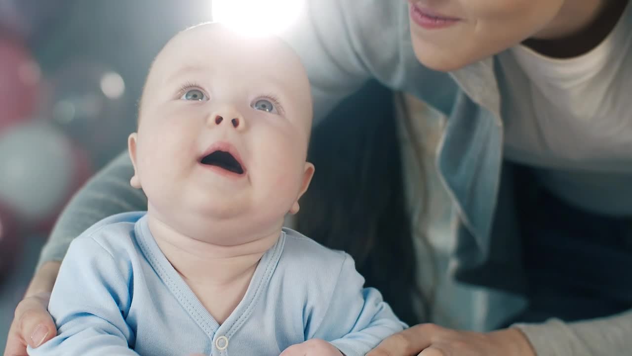 Stock Video Happy Mom Kisses Her Son On The Cheek Animated Wallpaper - Free Download