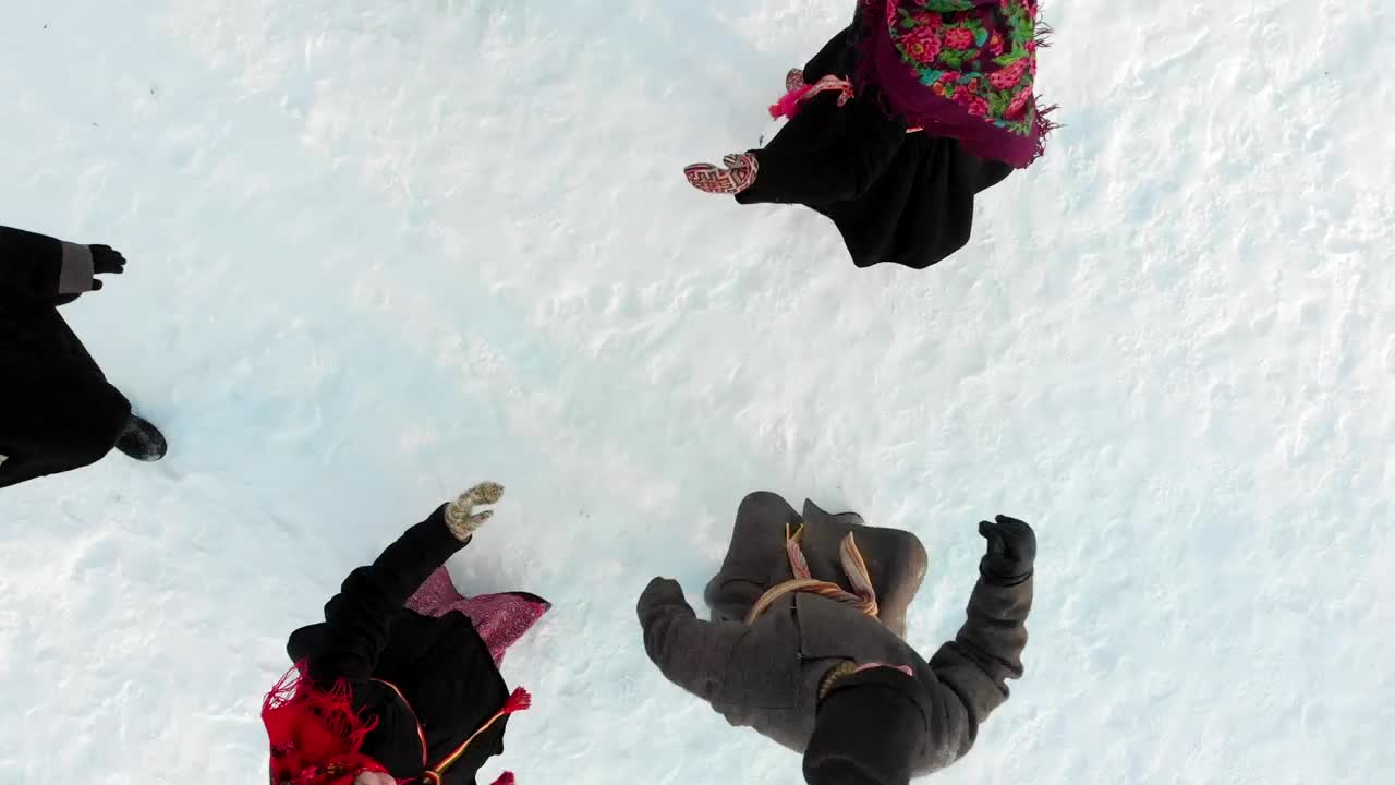 Free Stock Video Russian Folk People Dancing In The Snow Live Wallpaper - Free Download