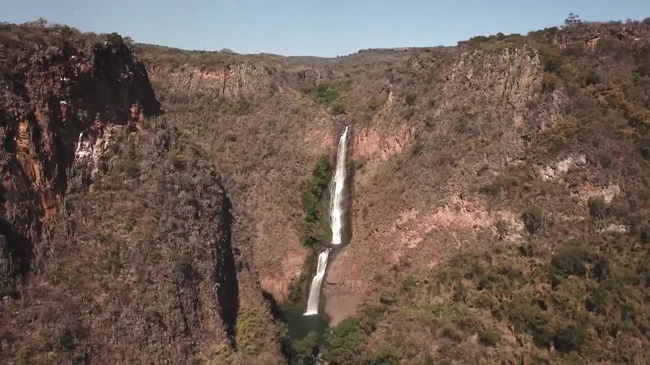 Stock Footage Waterfall Landing In A Small Body Of Water Live Wallpaper - Free Download