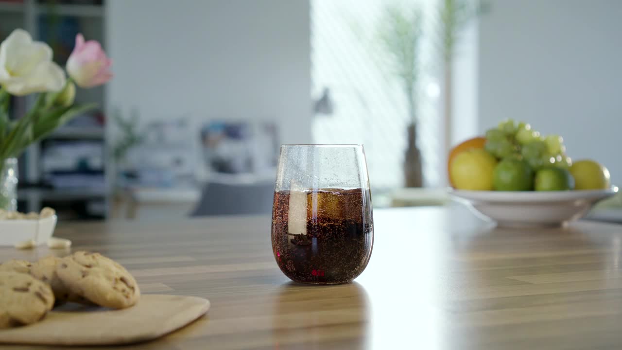Stock Video Hand Taking A Glass Of Coke Live Wallpaper For PC - Free Download