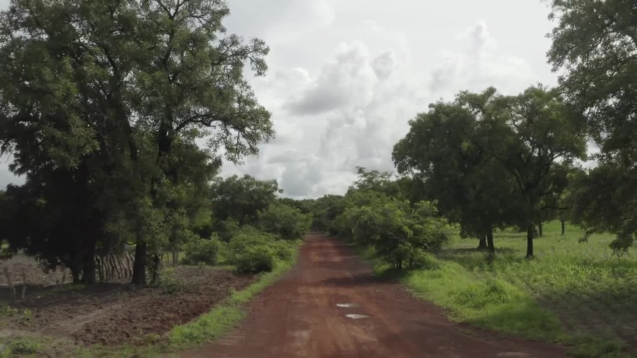Free Video Stock Small Bike Travelling Down A Muddy Road Live Wallpaper - Free Download