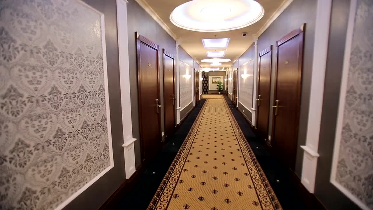 Stock Video Corridor Of An Elegant Hotel Live Wallpaper For PC - Free Download