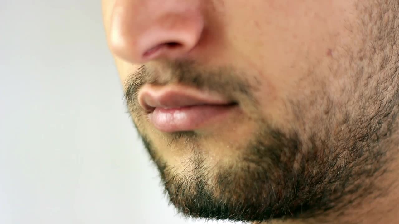 Video Stock Chin Of A Man As He Drinks From A Glass Live Wallpaper For PC - Free Download