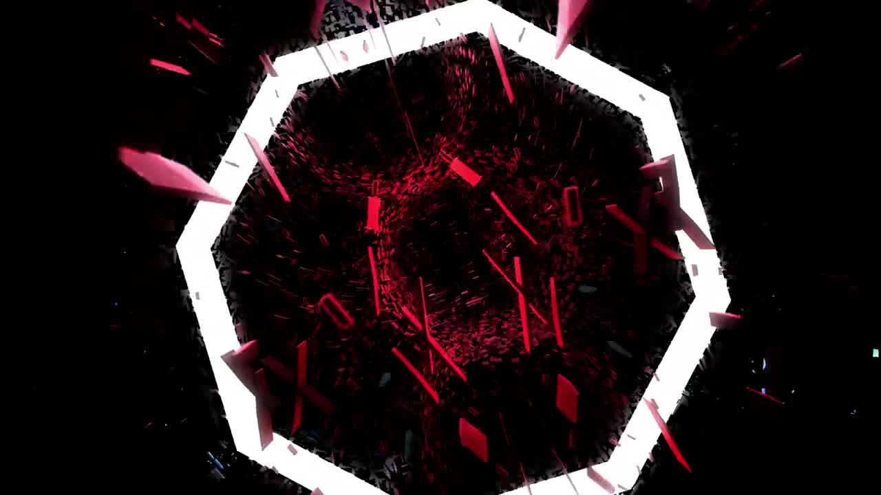 Stock Video Floating Red Cyberpunk World Live Wallpaper For PC - Free Download