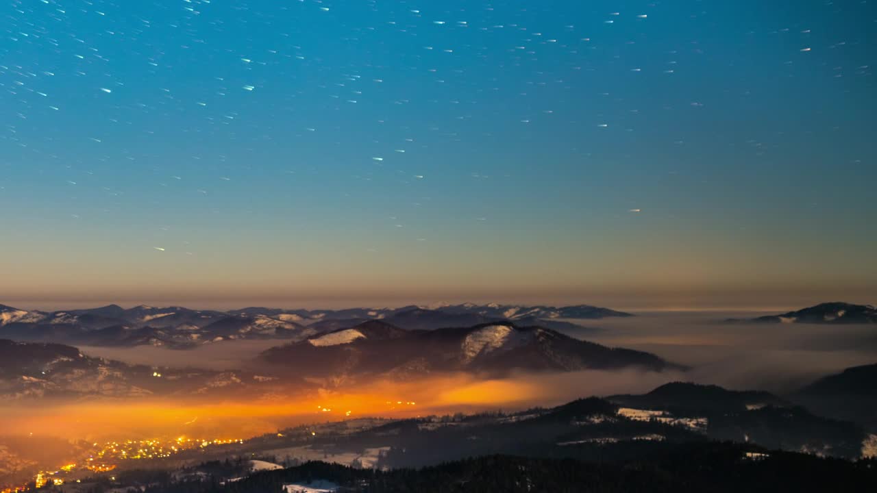 Stock Video Milky Way Over A Mountain Rang Animated Wallpaper - Free Download
