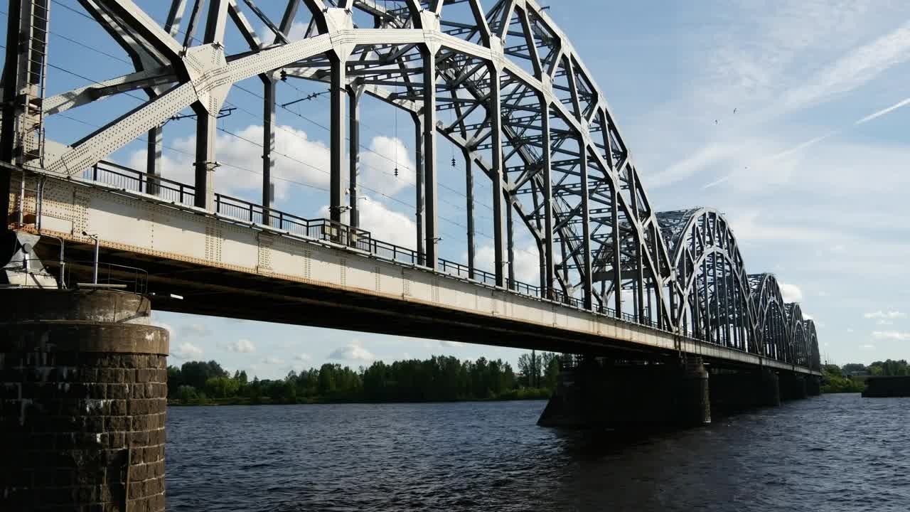 Stock Video Industrial Steel Bridge Animated Wallpaper - Free Download