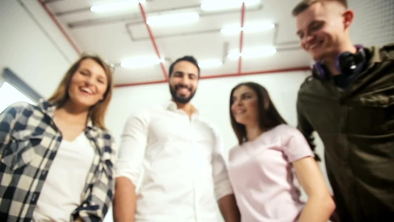 Stock Video Coworkers Putting Their Hands Together Live Wallpaper For PC - Free Download