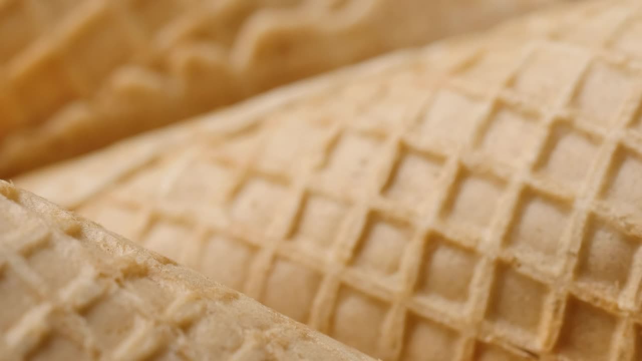 Stock Video Ice Cream Cones Seen In Great Detail Animated Wallpaper - Free Download
