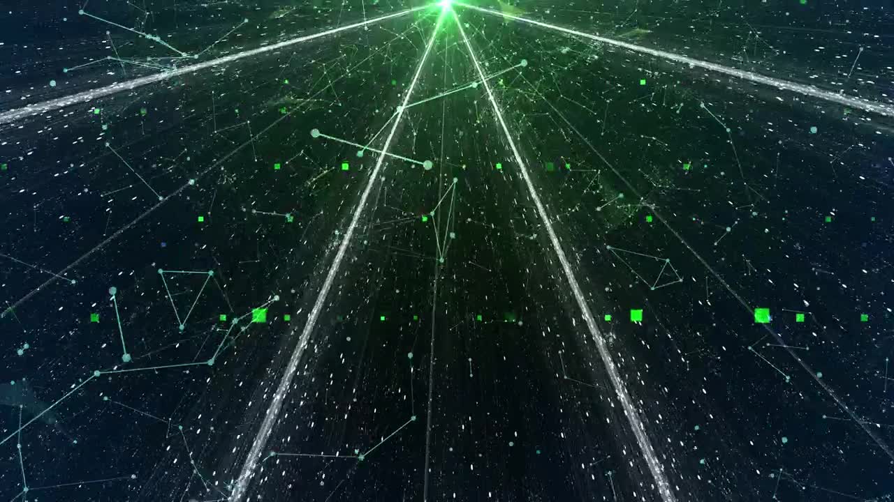 Stock Footage Virtual Network Of Artificial Intelligence Algorithms Live Wallpaper - Free Download