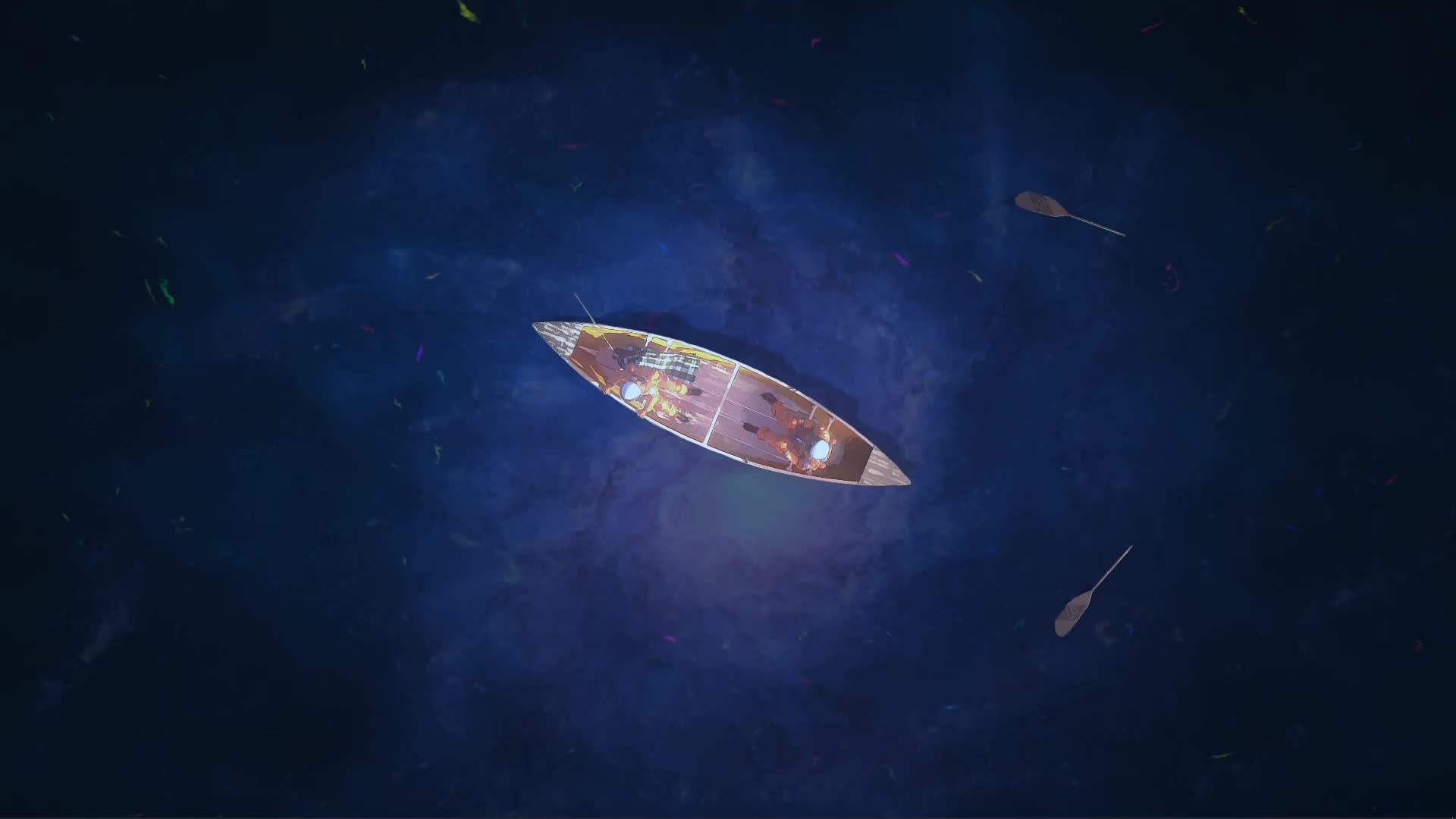 Stranded Astronaus in Boat Live Wallpaper - Free Download