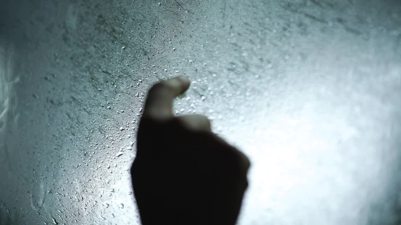 Stock Video Drawing A Heart On A Foggy Window On A Rainy Live Wallpaper For PC - Free Download