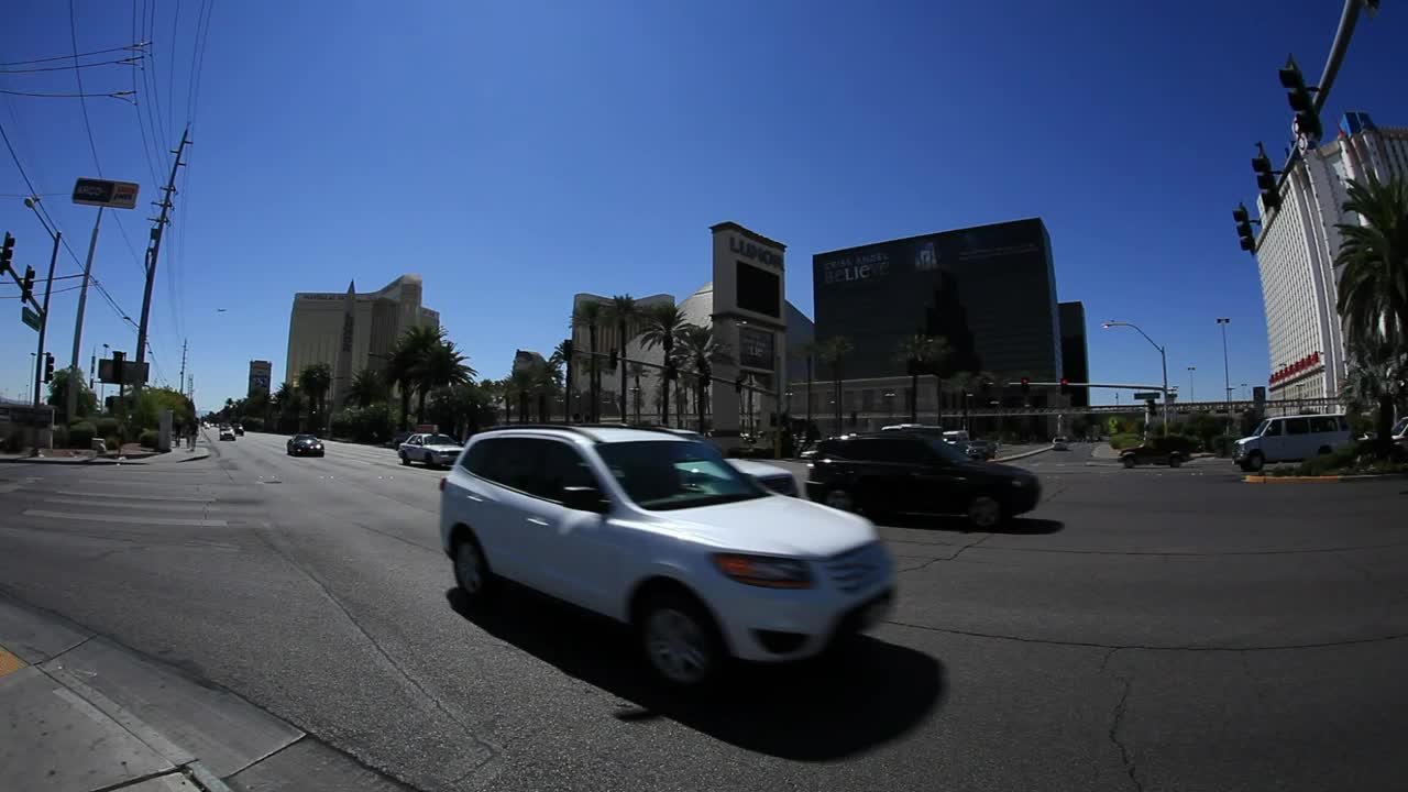 Stock Video Morning Traffic In Las Vega Animated Wallpaper - Free Download