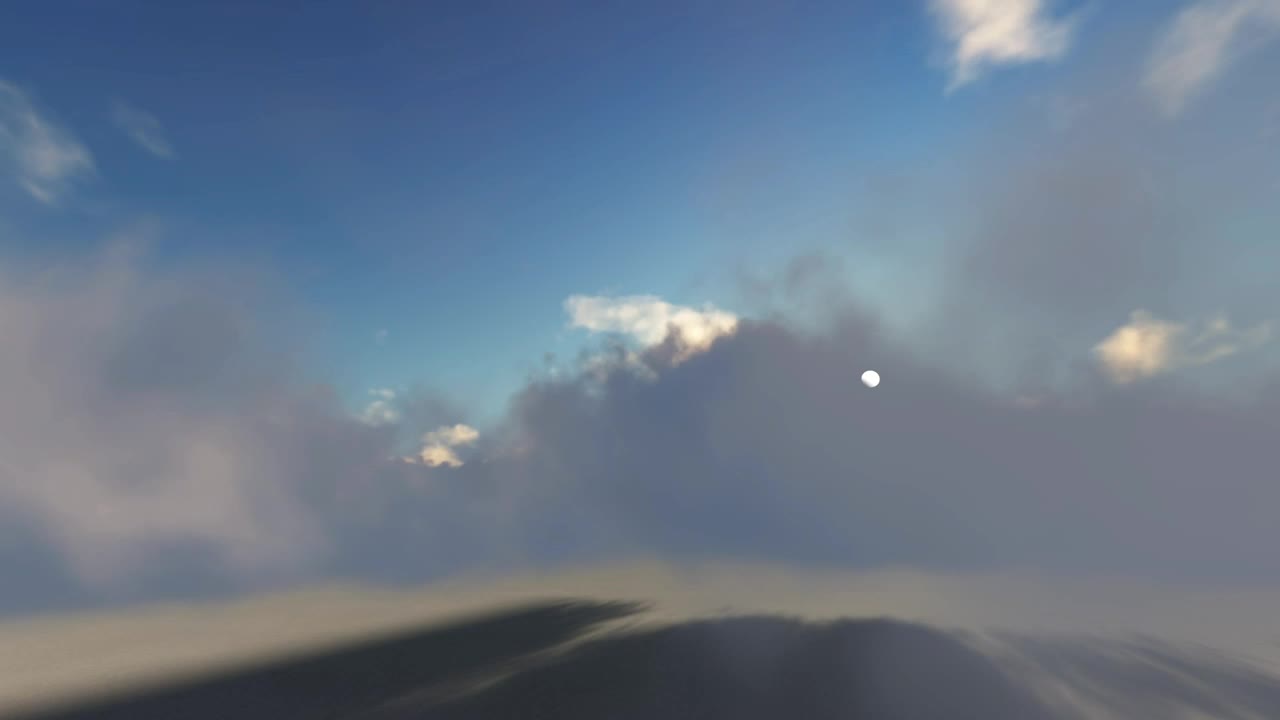 Free Video Stock Sun Flare Through The Clouds D Render Live Wallpaper - Free Download