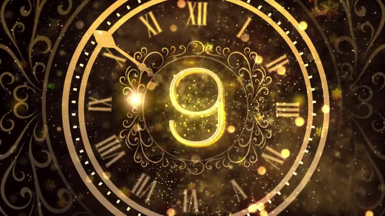 Stock Video New Year Countdown Live Wallpaper - Free Download