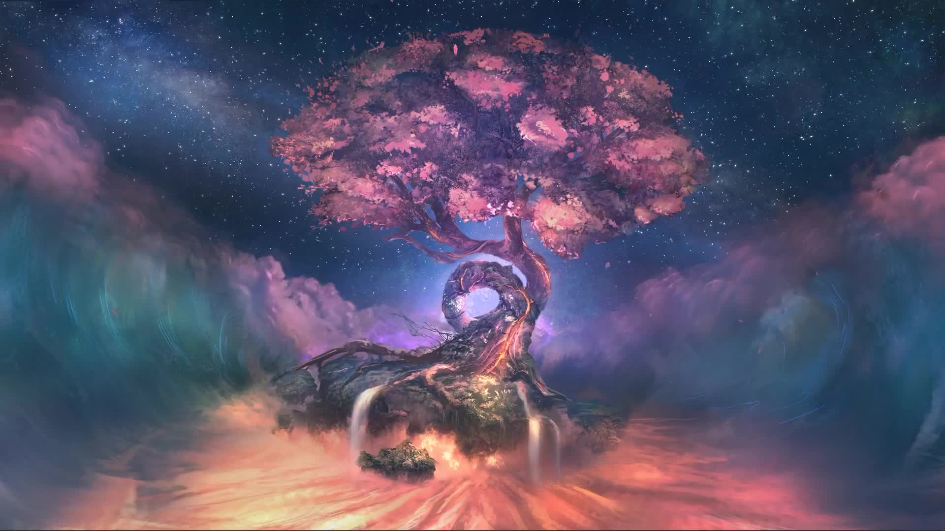 Yggdrasil Tree Of Life Artwork By Gabriela Wasewicz Live Wallpaper 1 - Free Download