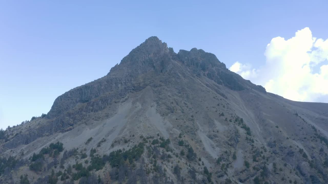 Free Stock Video Zoom Aerial Shot Of A Rocky Mountain Live Wallpaper - Free Download