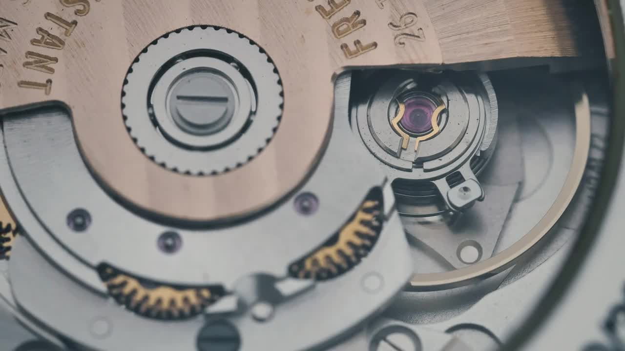 Stock Video Mechanism Of A Working Cloc Animated Wallpaper - Free Download