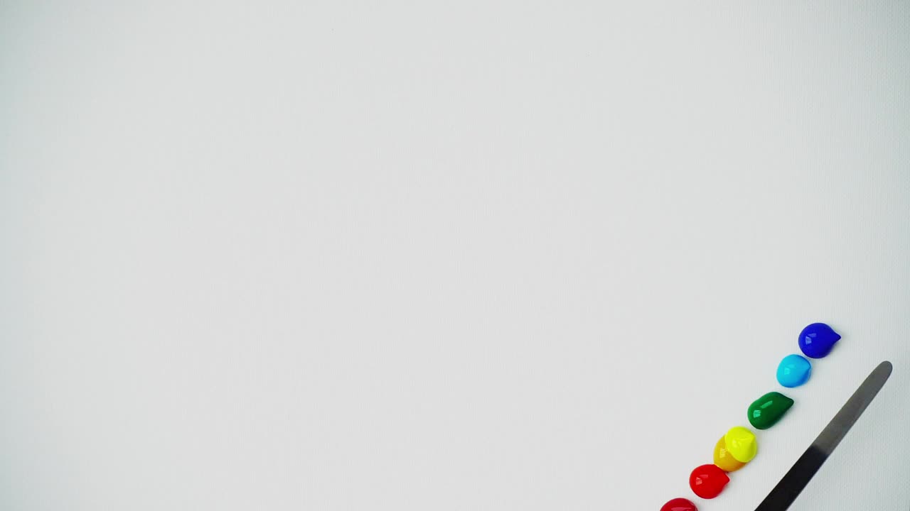 Stock Video Painting A Pride Rainbow With Acrylic Paint Live Wallpaper - Free Download