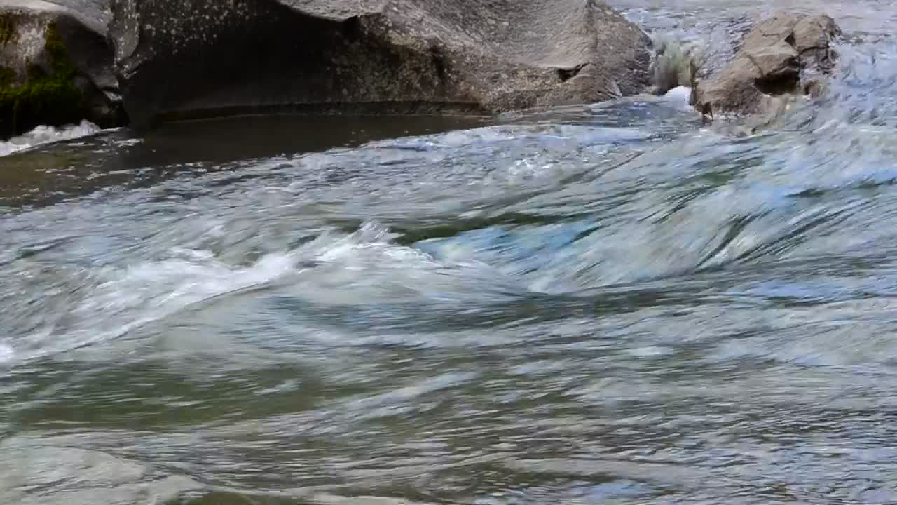 Stock Video Deep River With Hidden Rocks Live Wallpaper For PC - Free Download