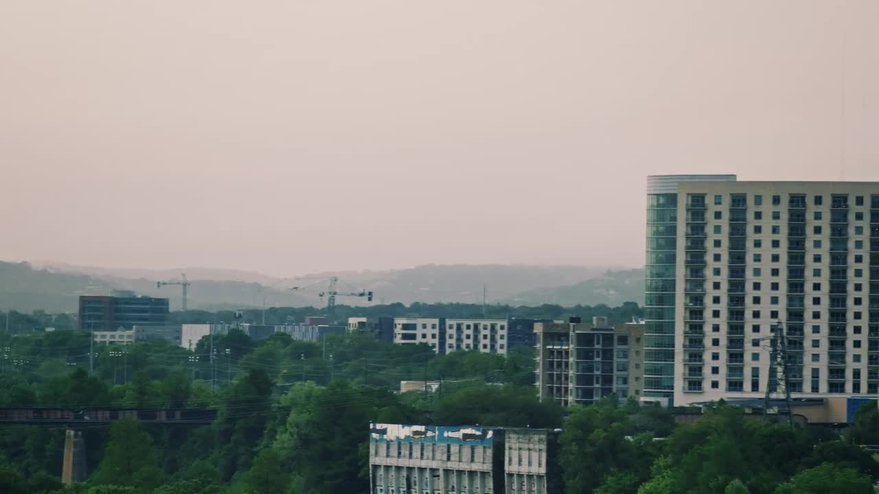 Stock Video Panorama From The Heights Of A Big City Live Wallpaper - Free Download
