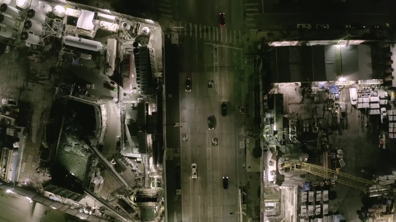 Free Video Stock Streets Of A City Viewed From Above At Night Live Wallpaper - Free Download