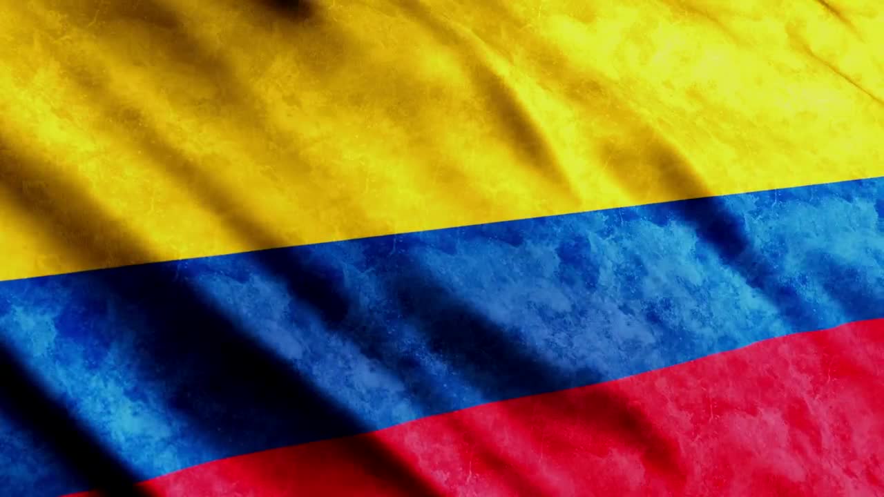 Stock Video Colombia Flag Render Live Wallpaper For PC - Free Download