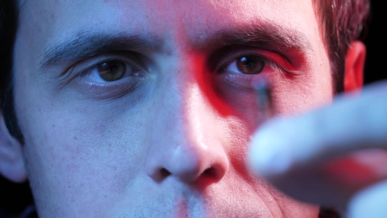 Stock Video Man Holding A Small Microchip Animated Wallpaper - Free Download
