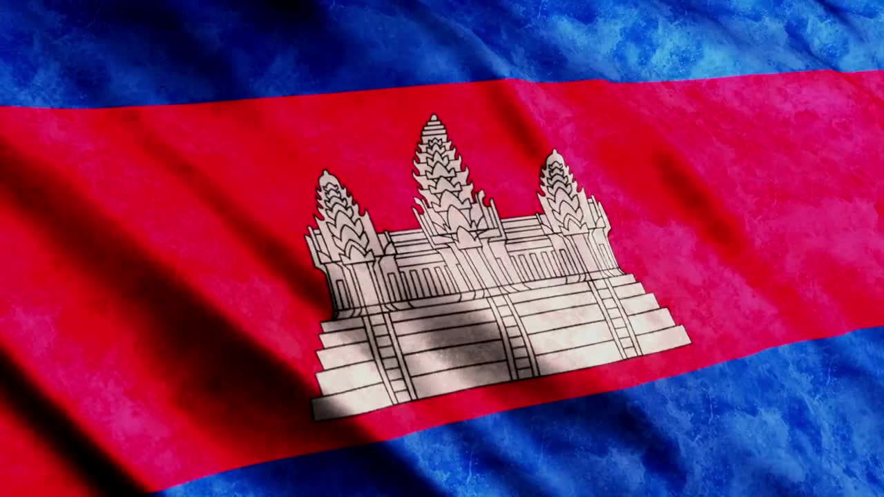Video Stock Cambodia Waving D Faded Flag Live Wallpaper For PC - Free Download