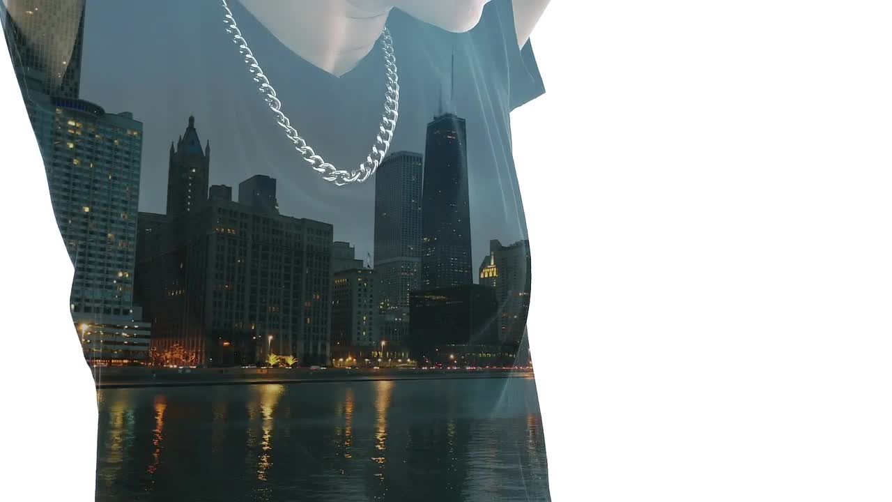 Stock Video Double Exposure Of Woman And Building Live Wallpaper For PC - Free Download