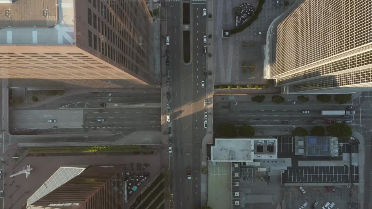 Stock Video Downward View Above Skyscrapers In A City Live Wallpaper For PC - Free Download