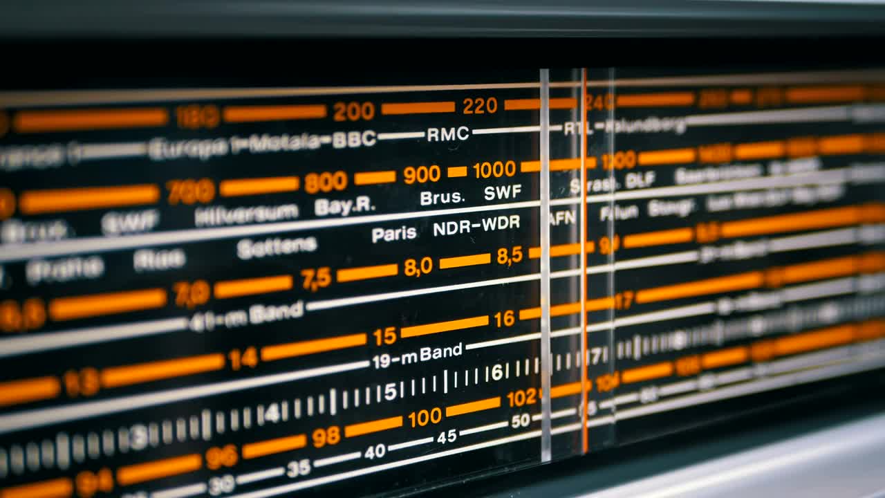 Free Stock Video Vintage Analog Radio Device Live Wallpaper - Free Download