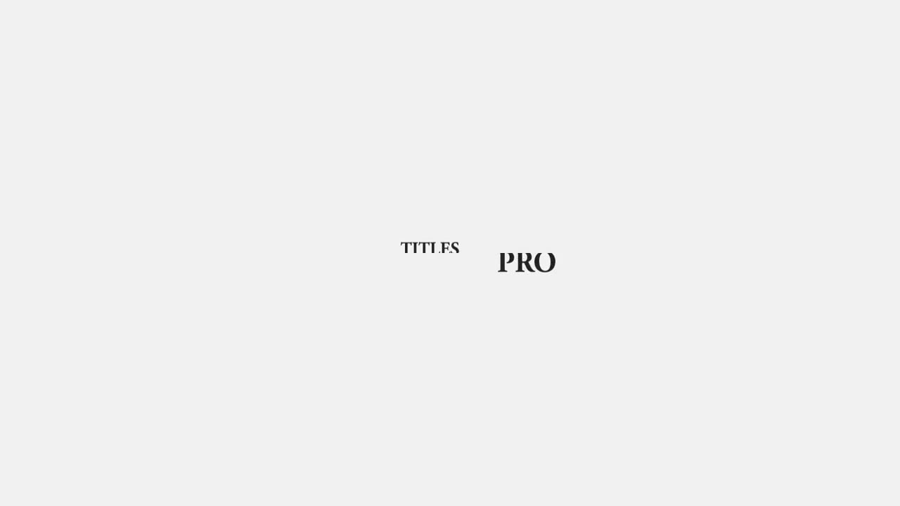 Stock Video Inset Title Animated Wallpaper - Free Download