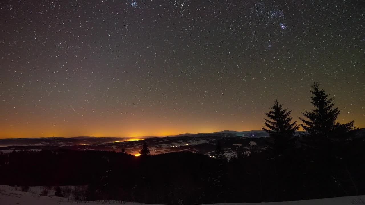 Free Video Stock the sunrise after seeing the milky way Live Wallpaper - Free Download