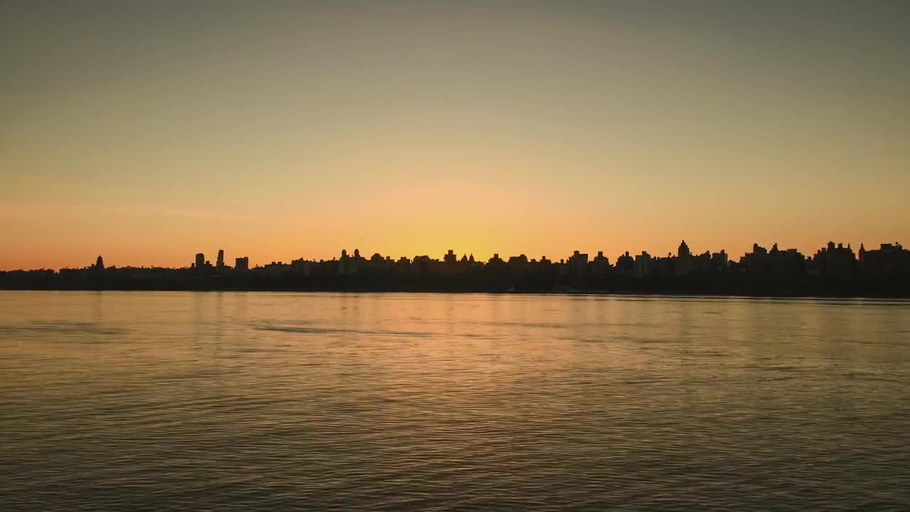 Free Stock Video Silhouette Of A City Skyline Live Wallpaper - Free Download
