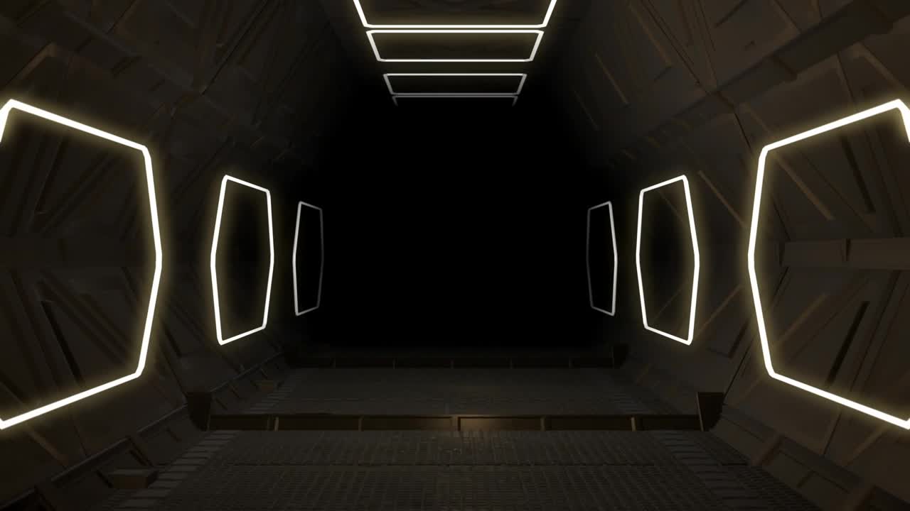 Free Video Stock tour through the corridors of an intergalactic ship Live Wallpaper - Free Download