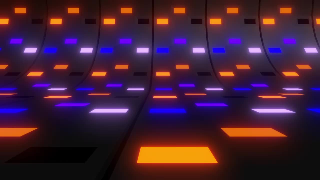 Stock Video Colorful Lights In A Curve Surface Live Wallpaper For PC - Free Download