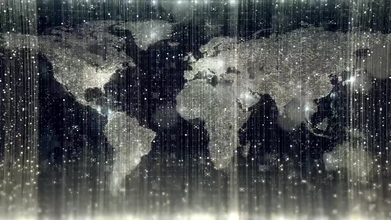 Stock Video Digitized World Map Live Wallpaper For PC - Free Download