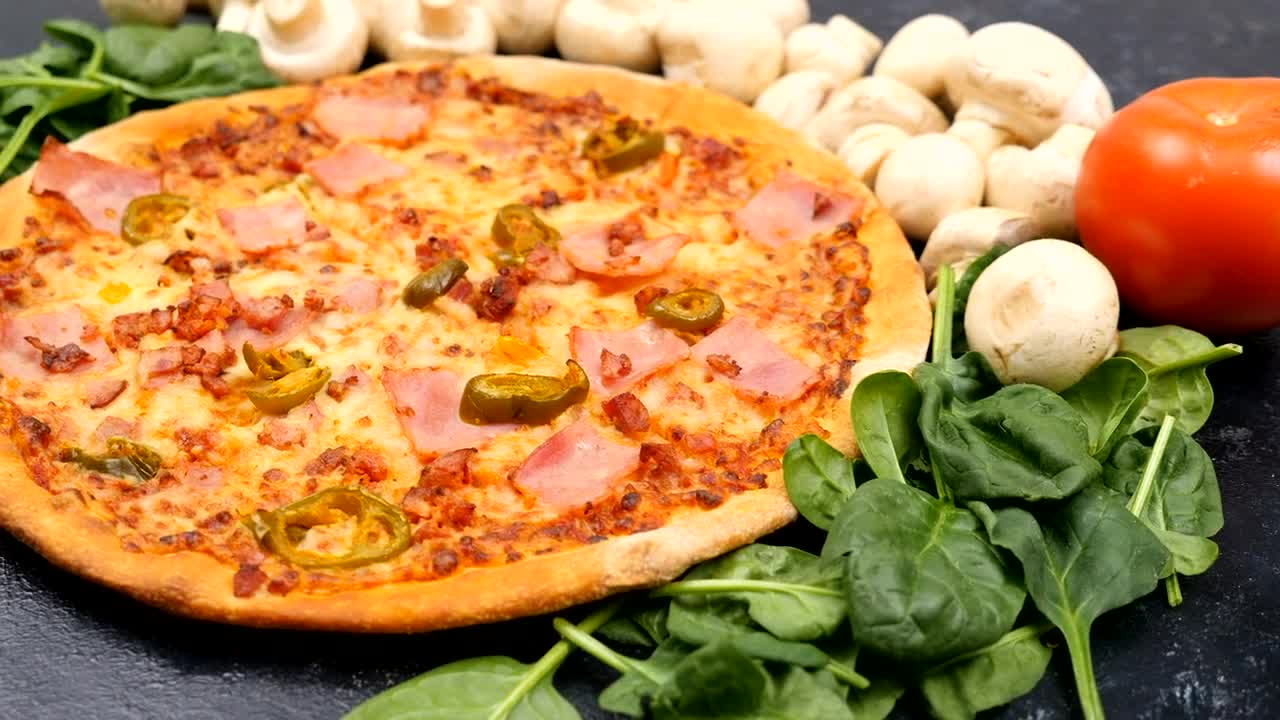 Video Stock Pizza With Mushrooms Live Wallpaper Free - Free Download