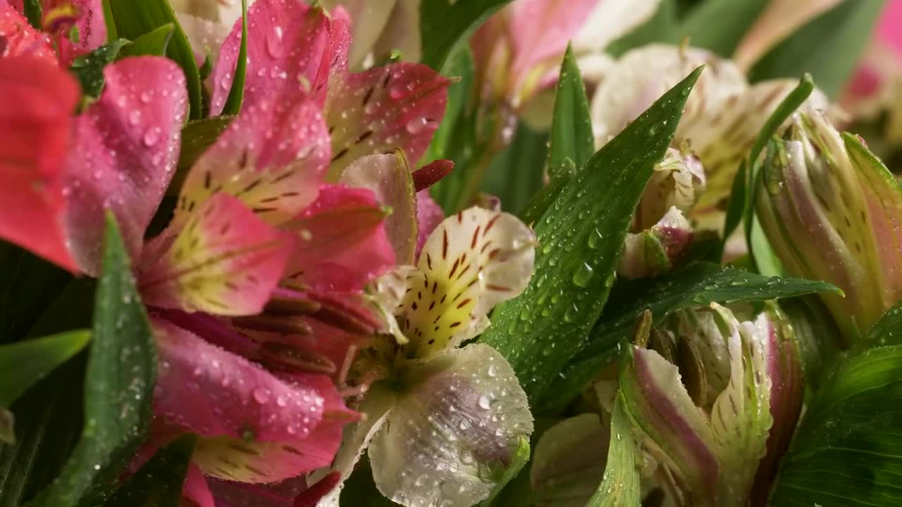 Video Stock Pink And White Flower Bouquet Live Wallpaper Free - Free Download