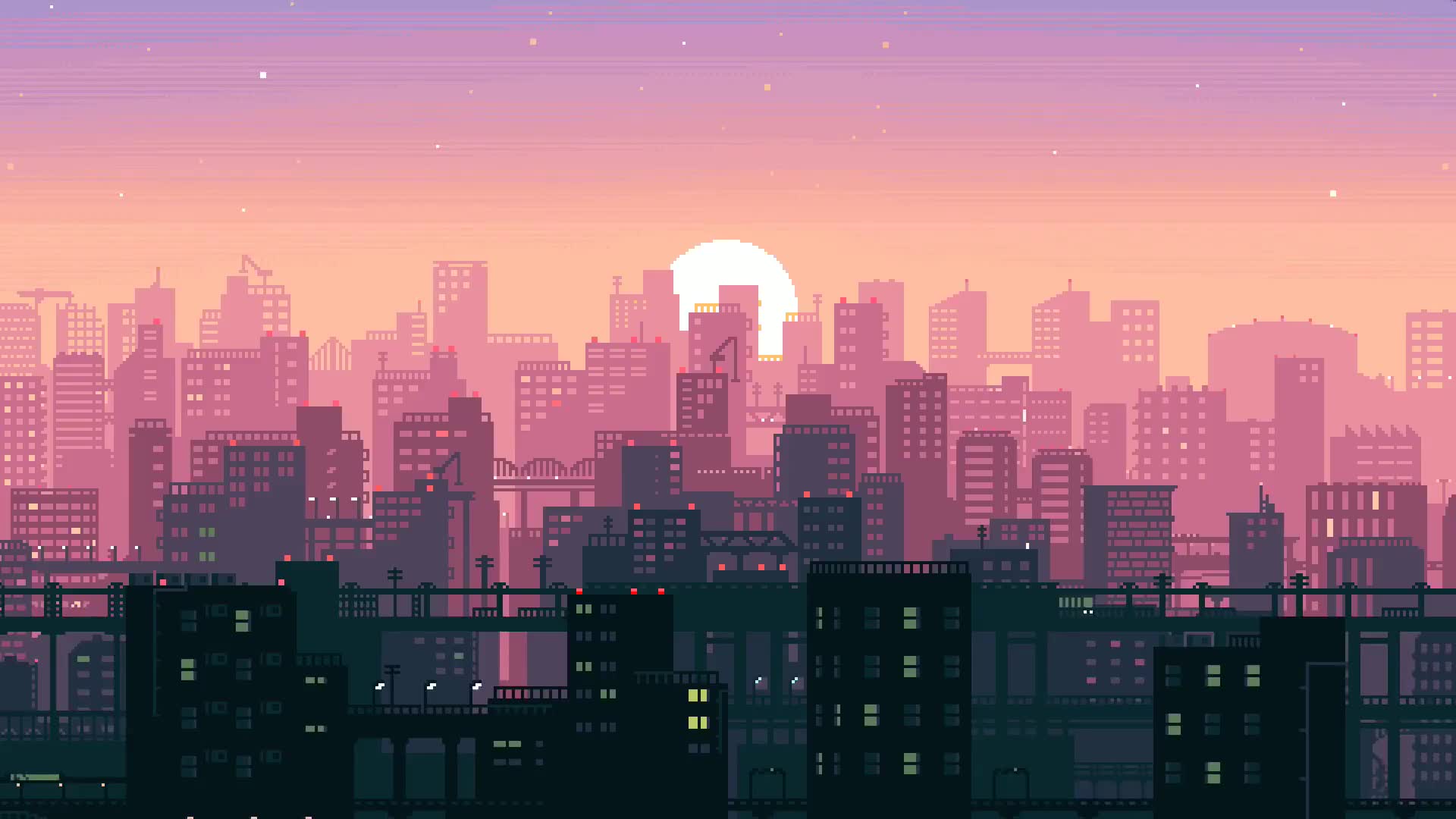 Pixel City Live Wallpaper - Free Download
