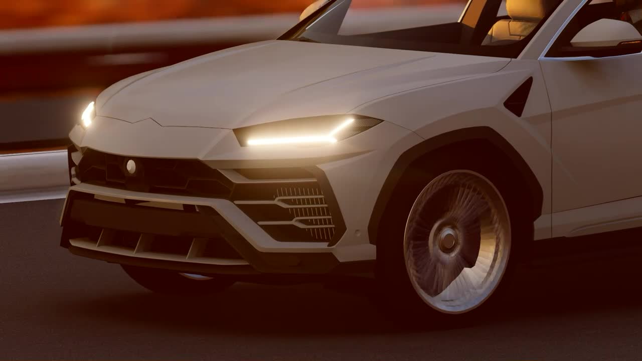 Free Stock Video White Suv Traveling In A Highway Animation Live Wallpaper - Free Download