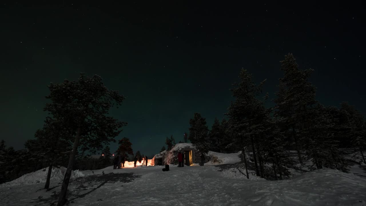 Video Stock Camping In The Snow Live Wallpaper For PC - Free Download