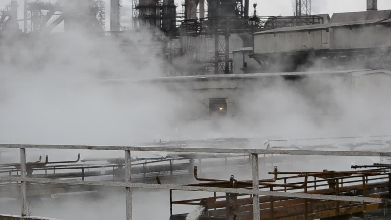 Free Video Stock Snow Melting From A Factory Roof Live Wallpaper - Free Download