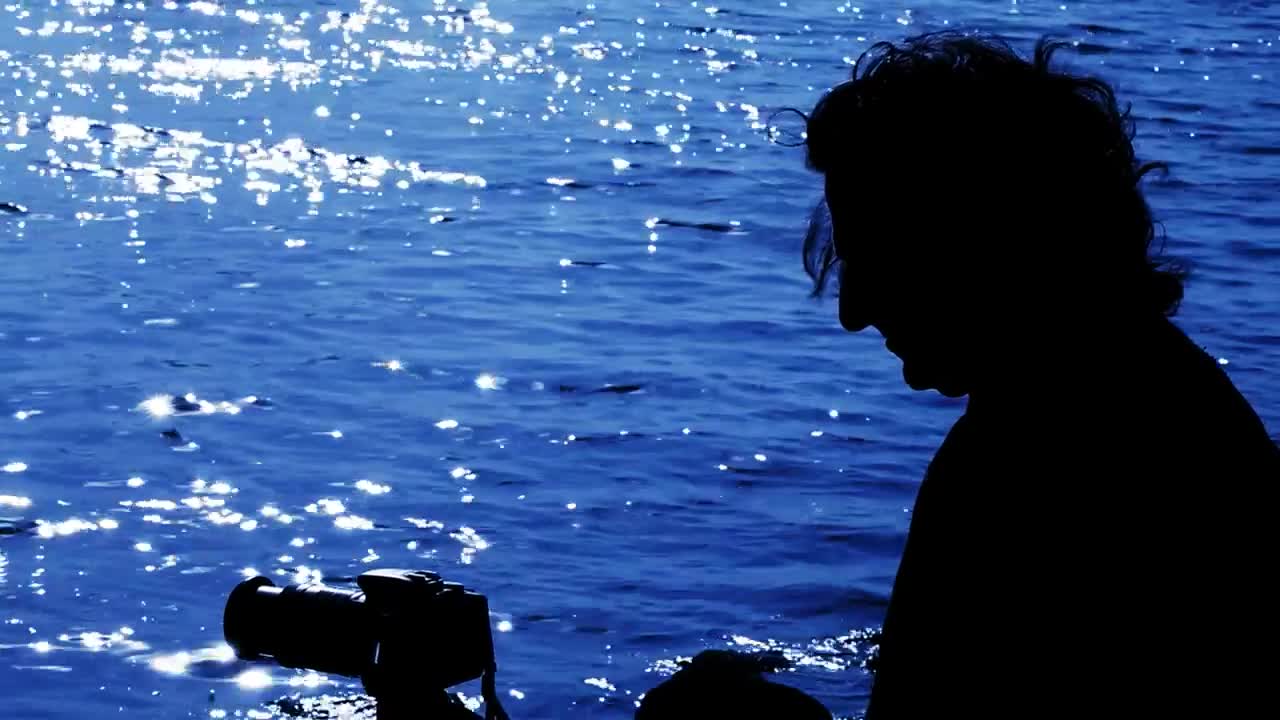 Video Stock Person Taking Pictures To The Sea Live Wallpaper Free - Free Download
