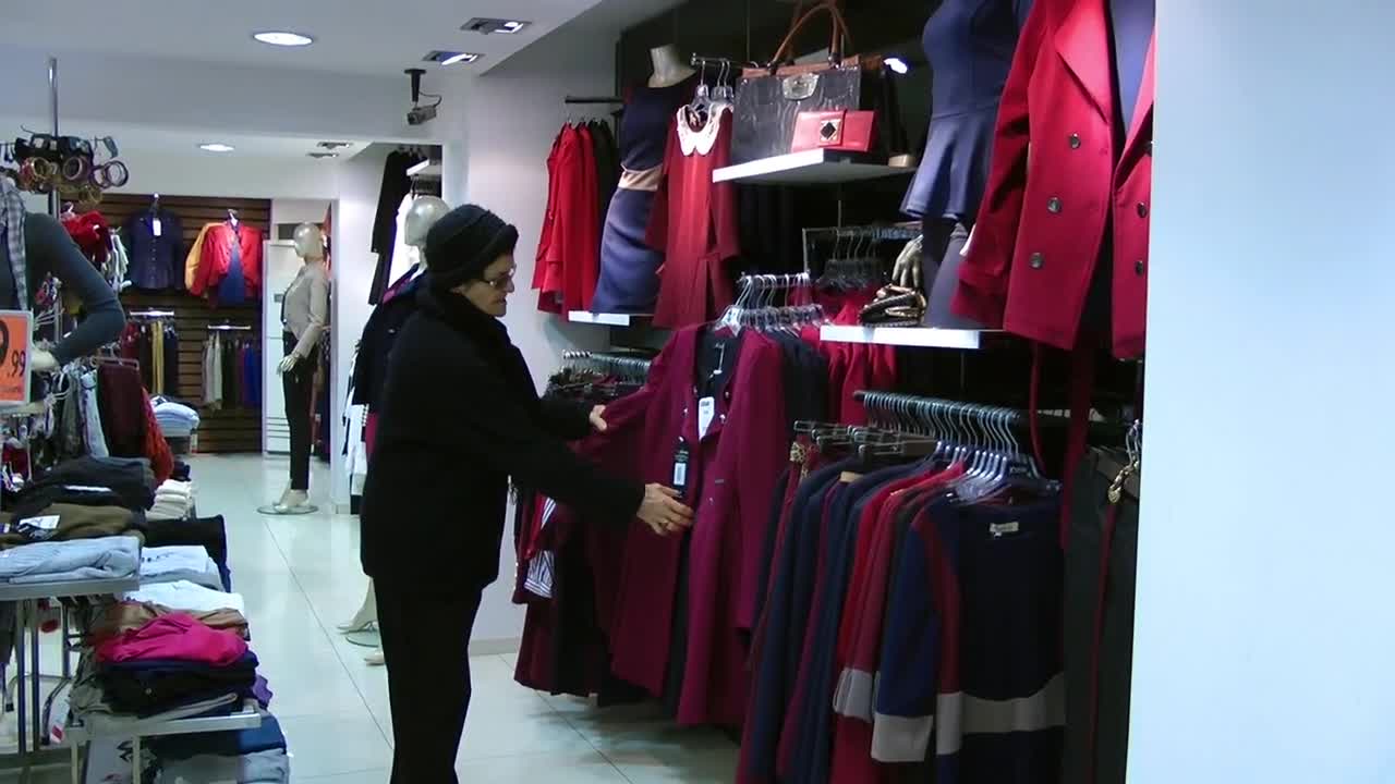 Stock Video Elderly Woman Shopping For Clothes Live Wallpaper For PC - Free Download