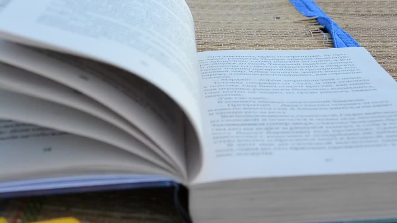 Stock Video Leaves Of A Book Moved By The Wind Animated Wallpaper - Free Download