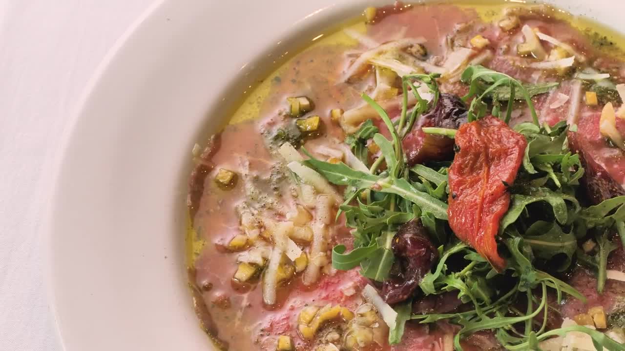 Stock Video Beef Carpaccio Live Wallpaper For PC - Free Download