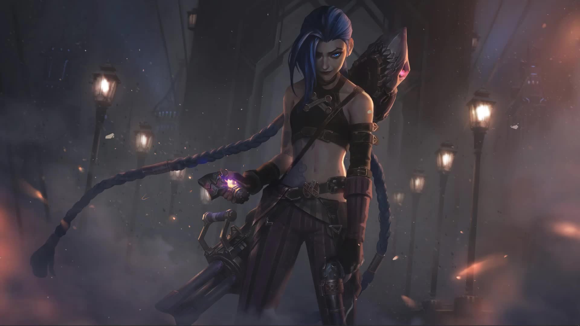Jinx Arcane X Riot Games Live Wallpaper - Free Download