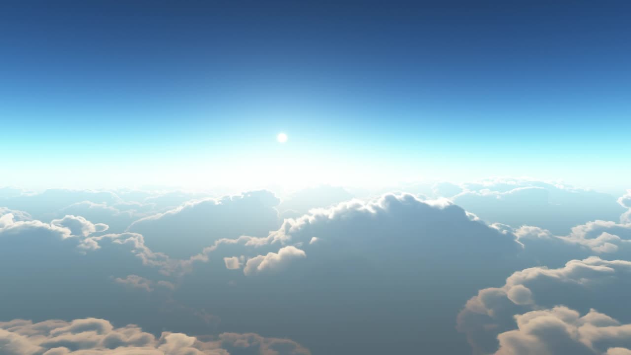 Stock Video Flight Above The Cloud Level Loop Video Live Wallpaper For PC - Free Download