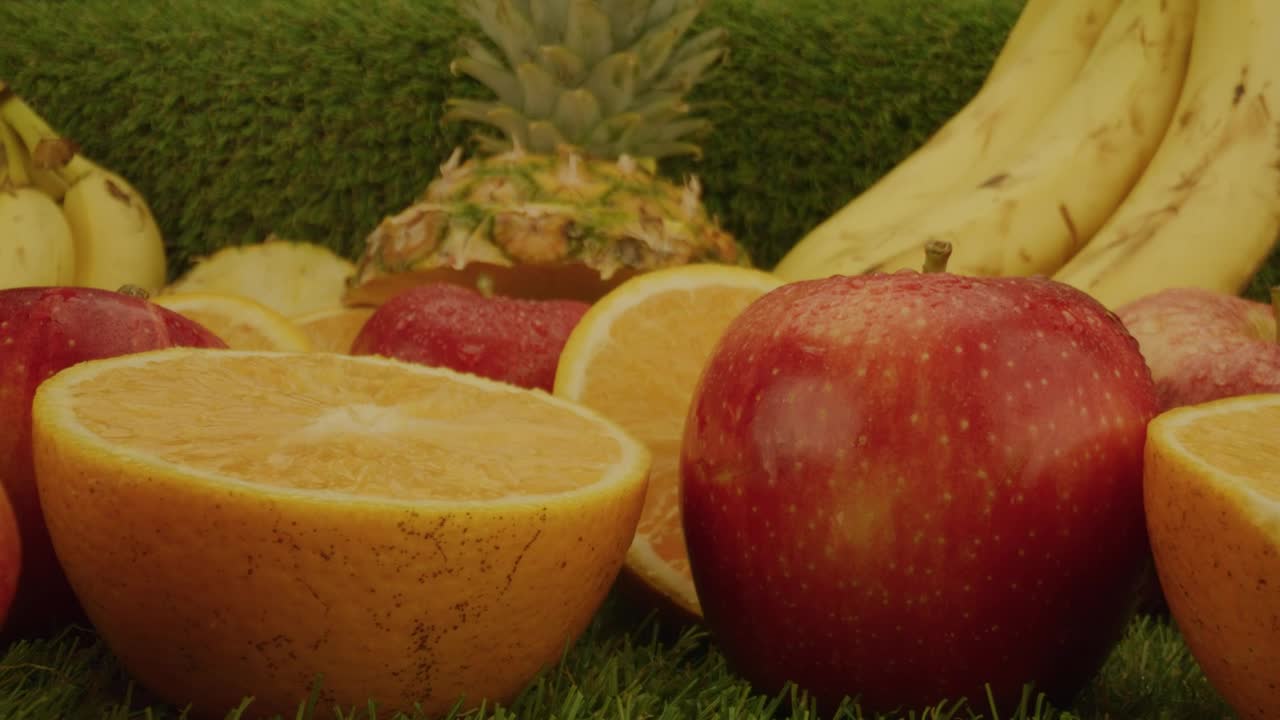 Free Video Stock Sliced Fresh Fruit In A Close Up Shot Live Wallpaper - Free Download